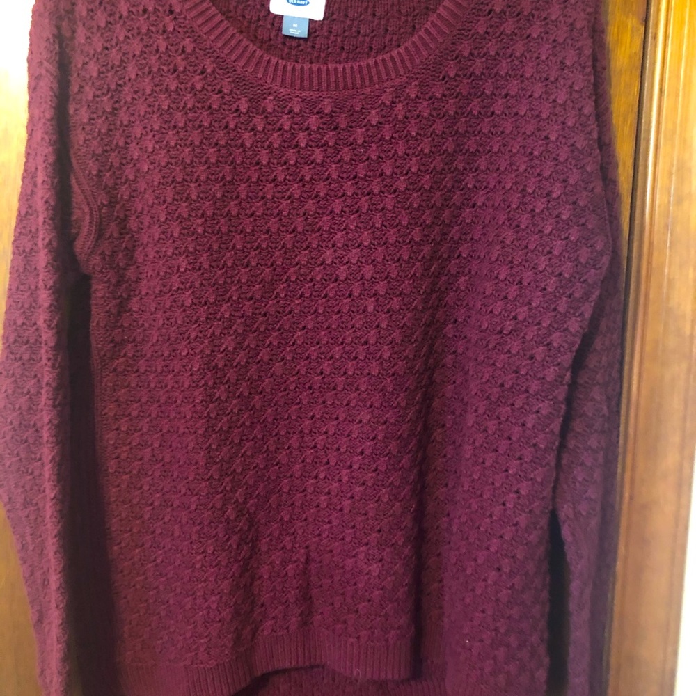 Red Old Navy sweater
